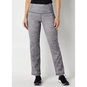 Xersion X-Warmth Fleece Womens High Rise Straight Sweatpant Size XS